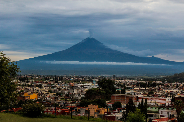 A Town Near a Volcano 