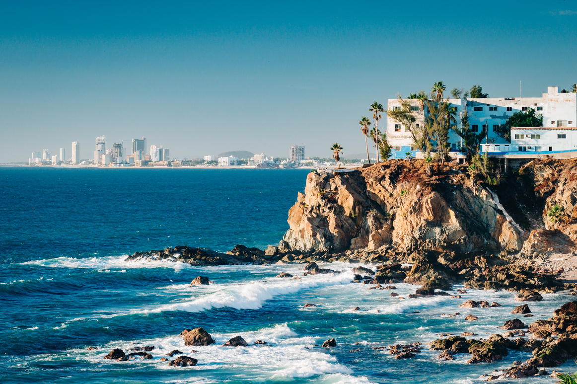 Mazatlan Mexico seen from the distance